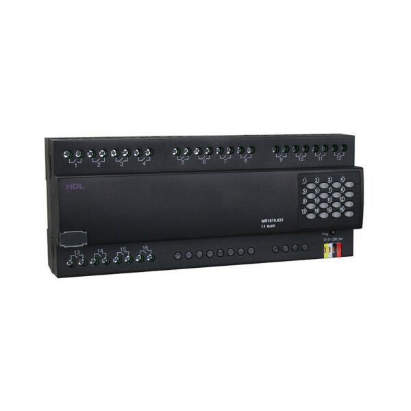 Actuador Interruptor de Alta Potencia de 16 Canales de 10A para Montaje Din- Rail